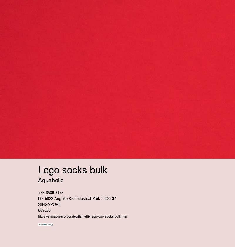 logo socks bulk